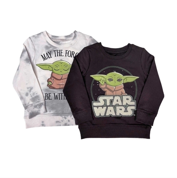 Star Wars Kids 2-pack sweatshirts size 5 - Picture 1 of 10